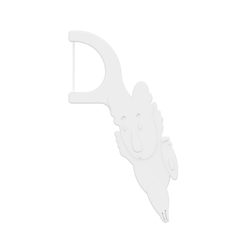 Inaprubahan ng ISO na Multifunctional Recyclable Orthodontic Children's Design Dental Floss Pick