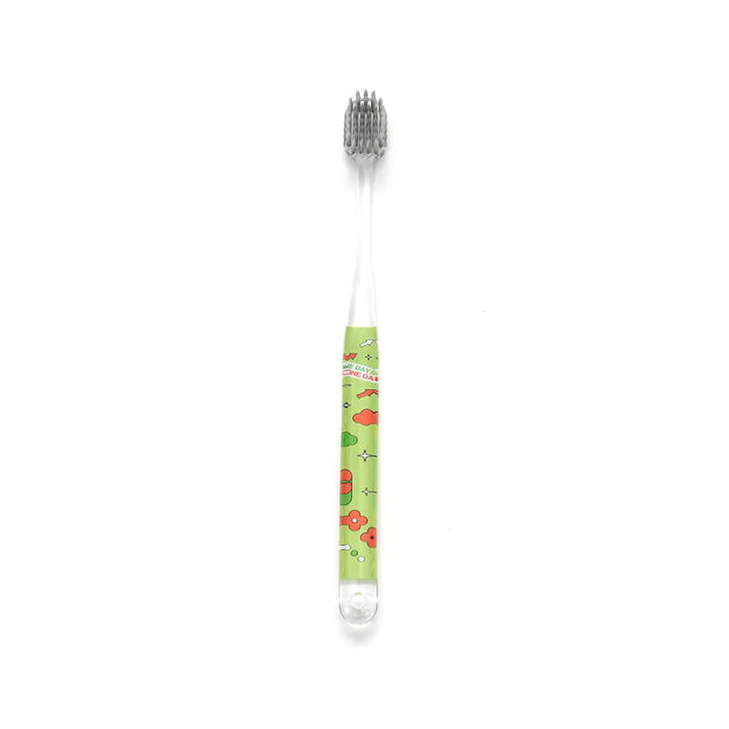 Transparent na Handle Ultra-fine Soft PBT Sharpened Bristle Wide Brush Head Adult Deep Cleaning Toothbrush