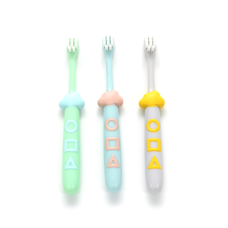 PP/TPE Handle Ultra-fine Soft PBT Bristle Children's Deep Cleaning Cartoon Toothbrush